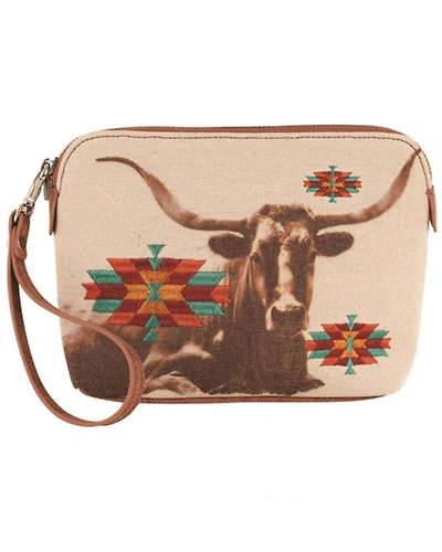 Catchfly Women's Long Horn Cosmetic Pouch