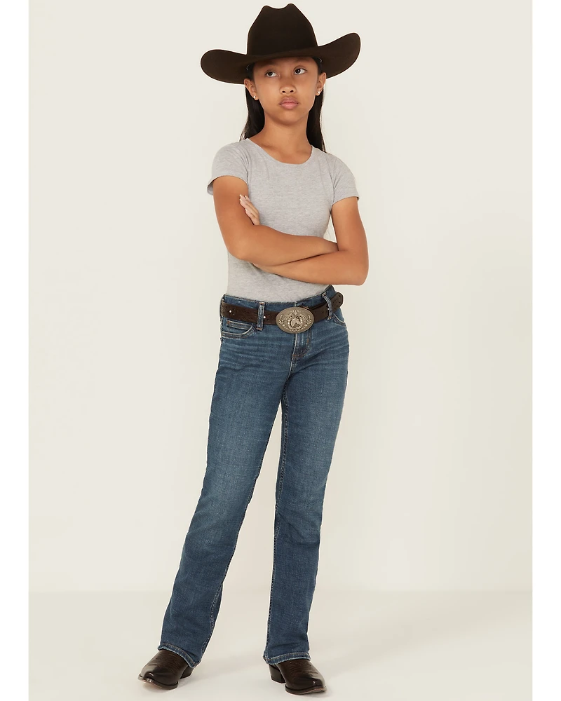 Wrangler Girls' Bootcut Stretch Denim Jeans