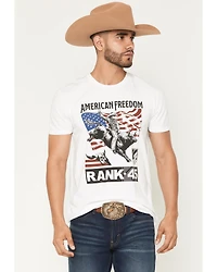 RANK 45® Men's American Freedom Short Sleeve Graphic T-Shirt