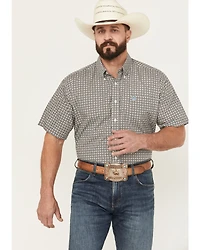 Cinch Men's Medallion Print Short Sleeve Button-Down Western Shirt