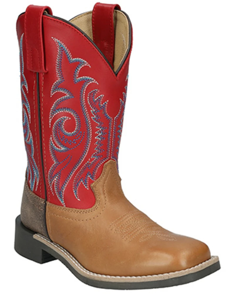 Smoky Mountain Little Boys' Barrett Western Boots - Broad Square Toe