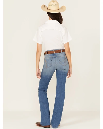 Ariat Women's Cassandra Medium Wash High Rise Bootcut Stretch Denim Jeans