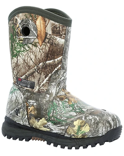 Rocky Boys' Spike Waterproof 400G Insulated Rubber Boots