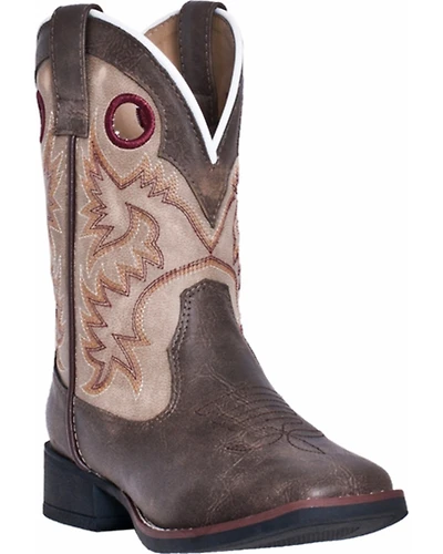 Laredo Boys' Collared Western Boots - Square Toe