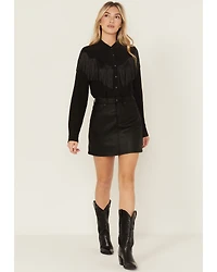 Idyllwind Women's Coated Super Stretch Mini Skirt