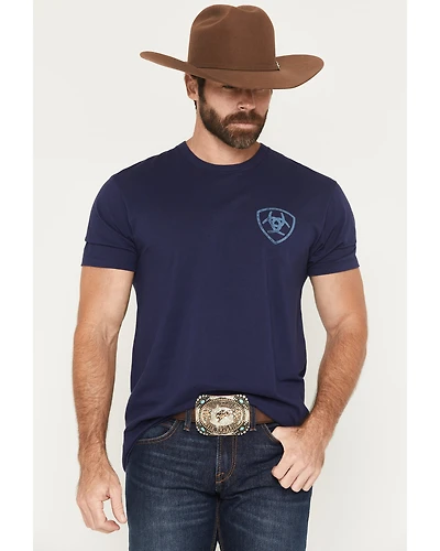 Ariat Men's Vertical Logo Short Sleeve Graphic T-Shirt