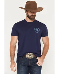 Ariat Men's Vertical Logo Short Sleeve Graphic T-Shirt