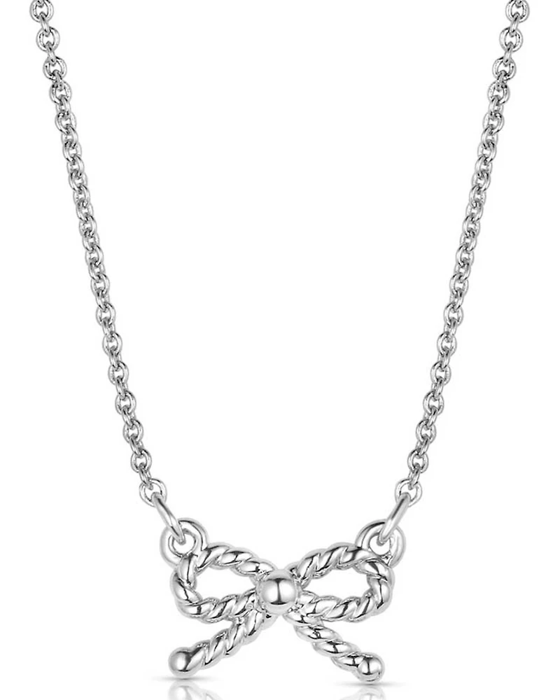 Montana Silversmiths Women's Roped Bow Necklace