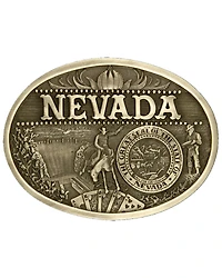 Montana Silversmiths Nevada State Belt Buckle