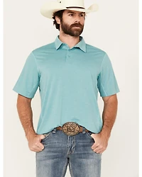 Wrangler Men's Solid Short Sleeve Performance Polo