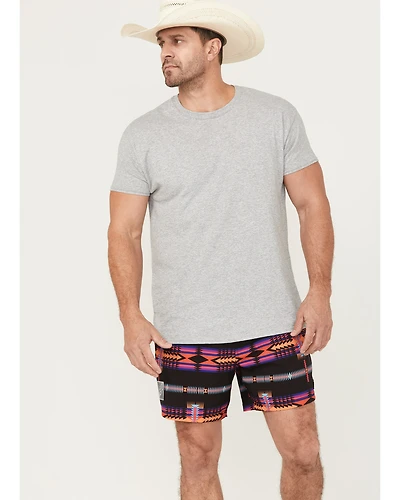 Rock & Roll Denim Men's Southwestern Print Stretch Board Shorts