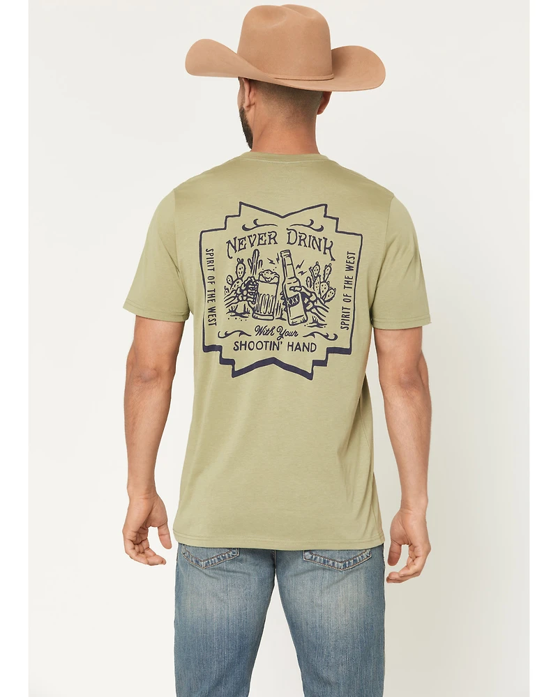 Sendero Provisions Men's Shootin' Hand Short Sleeve Graphic T-Shirt