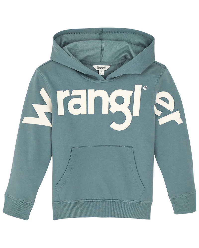 Wrangler Girls' Bold Logo Hoodie