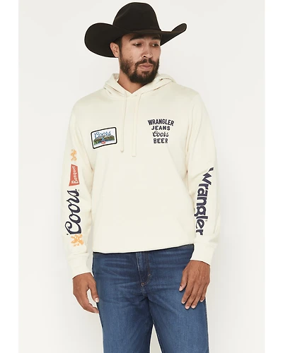 Wrangler X Coors Banquet Men's Logo Sleeve Hoodie