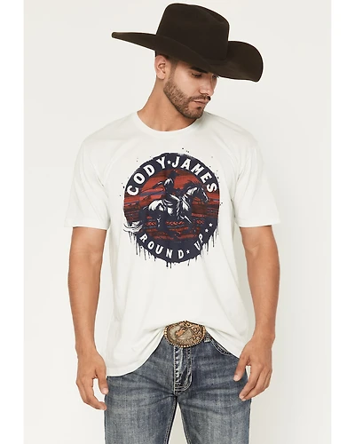Cody James Men's Round Up Short Sleeve Graphic T-Shirt