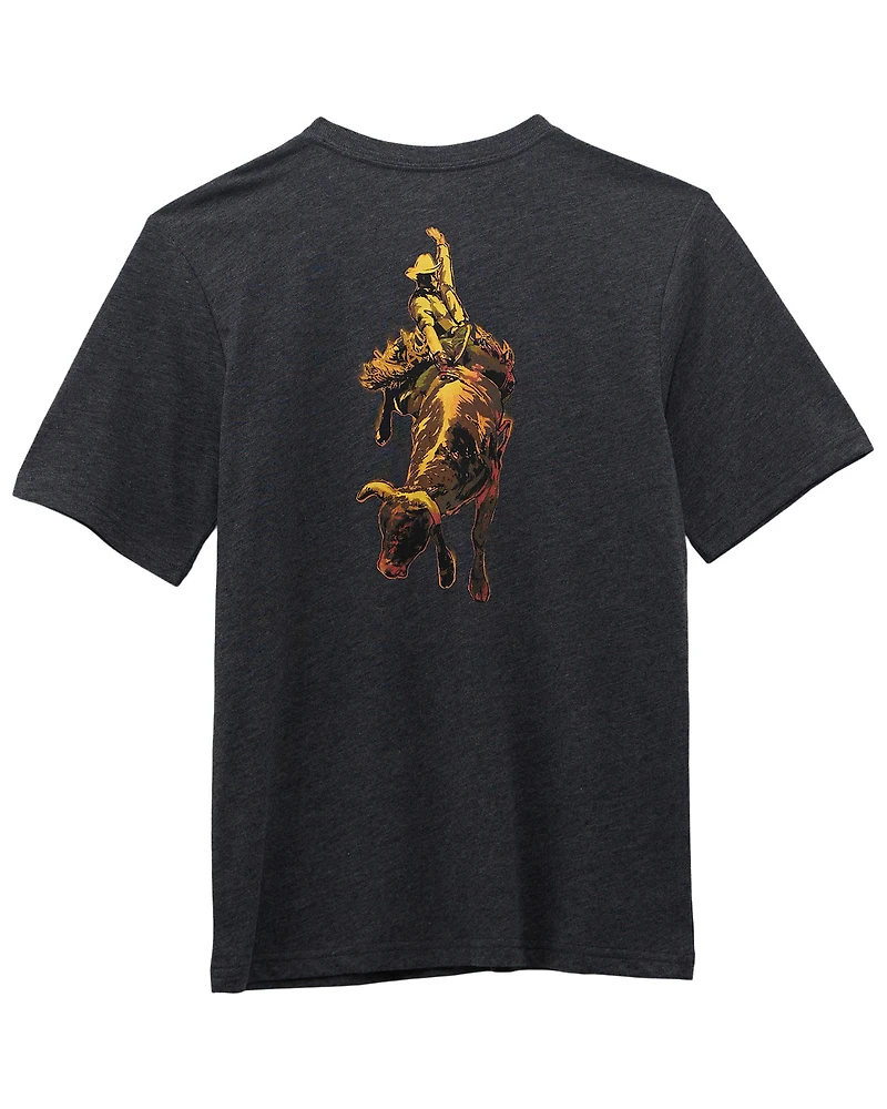 Wrangler Boys' Bronco Short Sleeve Graphic T-Shirt