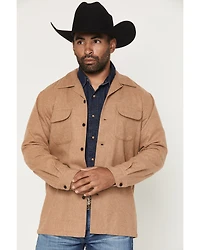 Pendleton Men's Original Board Solid Long Sleeve Button-Down Shirt Jacket