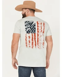 Cody James Men's Rugged Flag Short Sleeve Graphic T-Shirt
