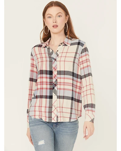 Idyllwind Women's Lyle Plaid Print Long Sleeve Snap Western Shirt
