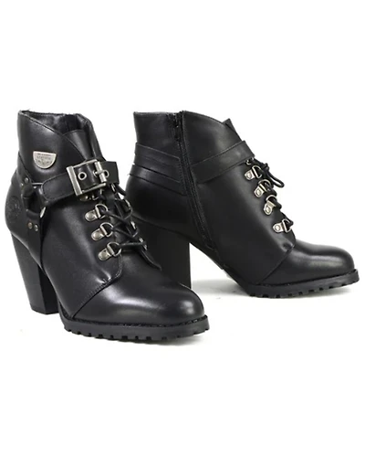 Milwaukee Leather Women's 7" Boots - Round Toe