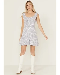 Wrangler Retro Women's Ruffle Smocked Mini Dress