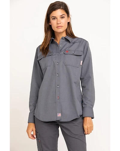 Ariat Women's FR Featherlight Long Sleeve Work Shirt