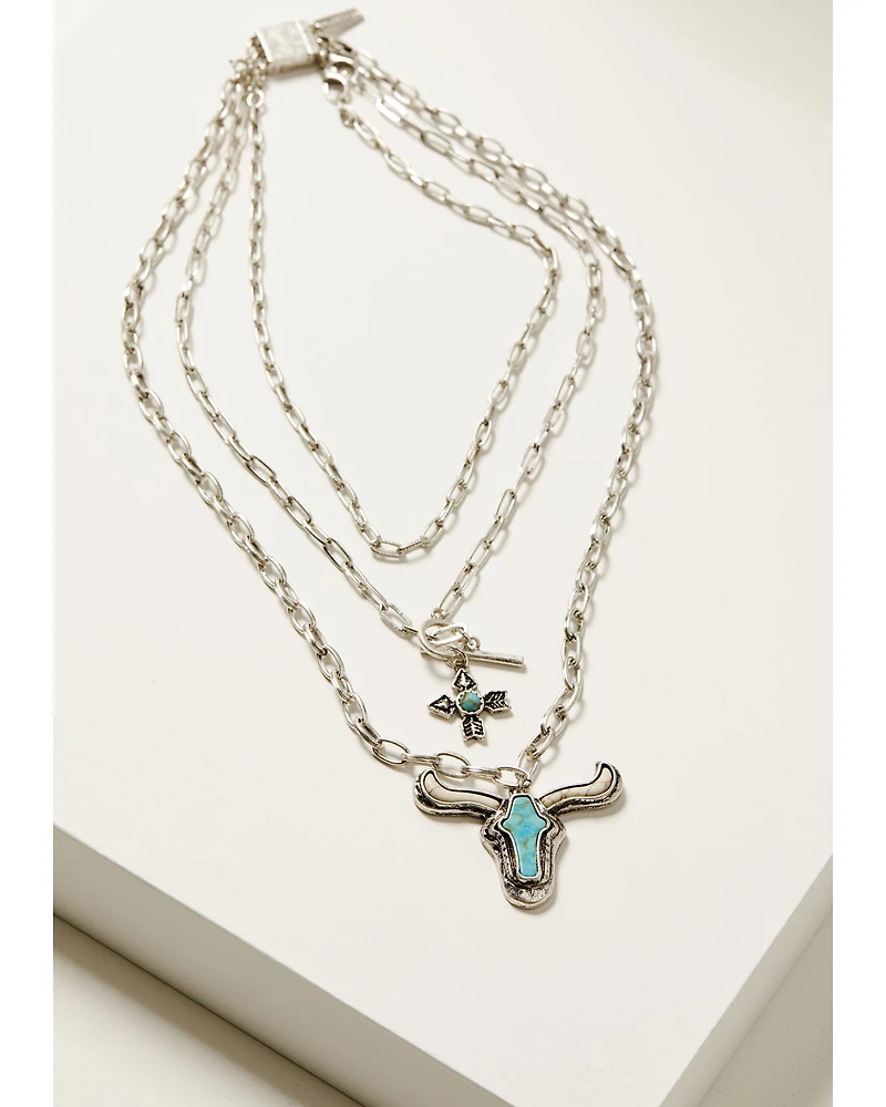 Idyllwind Women's Shenandoah Steerhead Necklace