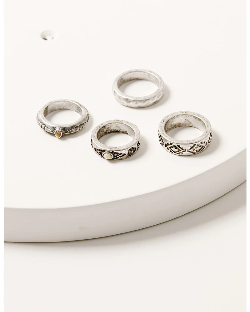 Shyanne Women's Sedona Sky Ring Set - 4 Piece