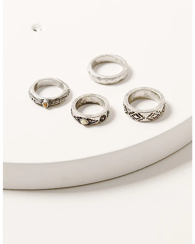 Shyanne Women's Sedona Sky Ring Set - 4 Piece