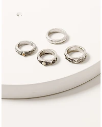 Shyanne Women's Sedona Sky Ring Set - 4 Piece