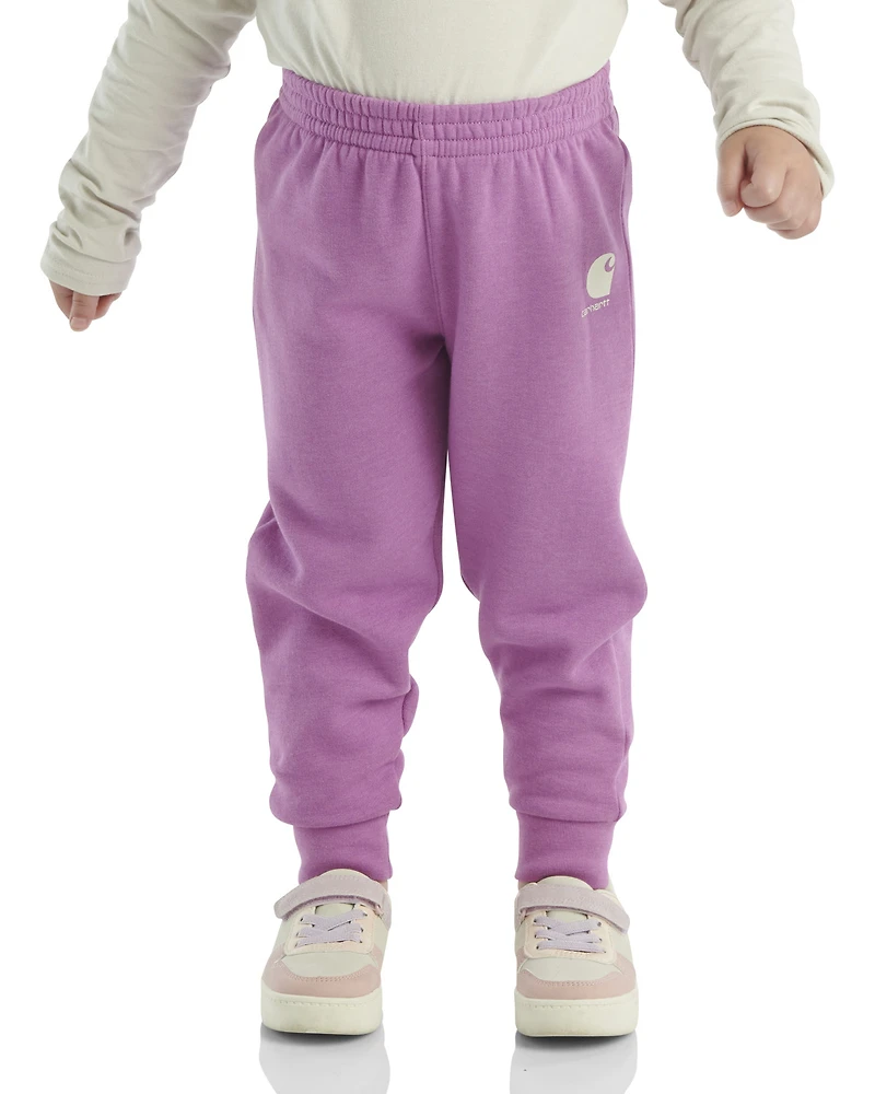 Carhartt Toddler Girl's Solid Logo Sweatpants