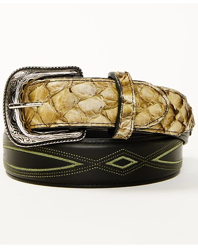 Cody James Men's Exotic Pirarucu Billet Belt
