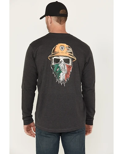 Ariat Men's Rebar Workman Born For This Long Sleeve Graphic T-Shirt