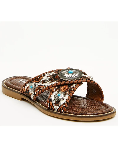 Very G Women's Jungle Concho Sandals