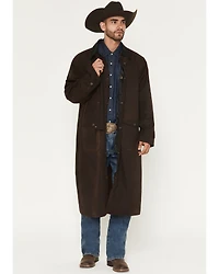 Blue Ranchwear Men's Briscoe Waxed Canvas Duster Western Overcoat
