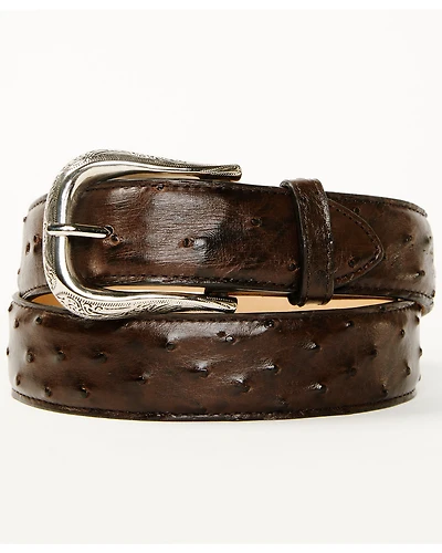 Cody James Black 1978™ Men's Exotic Full-Quill Ostrich Belt