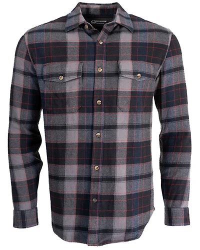 Mountain Khakis Men's Gatlin Plaid Print Long Sleeve Button-Down Flannel Shirt