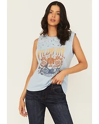 Idyllwind Women's Wild Fire Embellished Sleeveless Graphic Tank