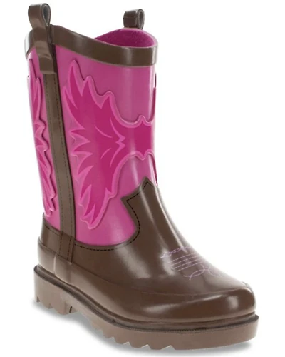 Western Chief Girls' Cowgirl Rain Boots - Round Toe