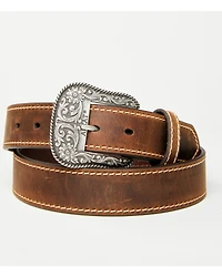 Ariat Women's Leather Belt with Engraved Buckle