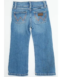 Wrangler Toddler Girls' Medium Wash Bootcut Denim Jeans