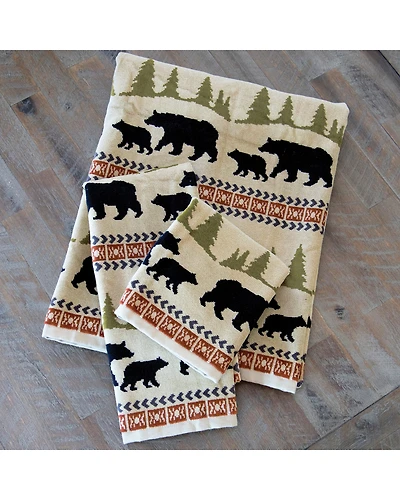 Carstens Home Bear Towels - 3 Piece