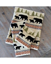 Carstens Home Bear Towels - 3 Piece