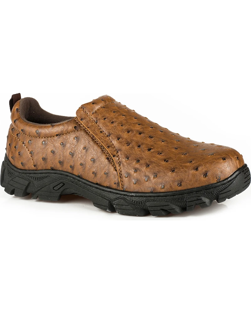 Roper Men's Cotter Ostrich Print Casual Shoes