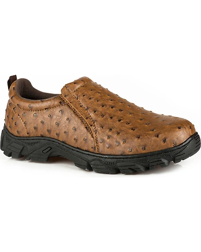 Roper Men's Cotter Ostrich Print Casual Shoes