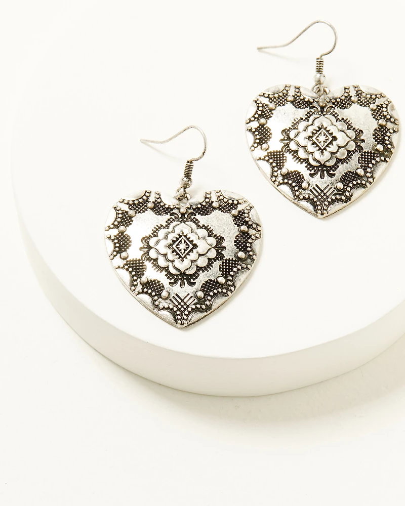 Shyanne Women's Wildheart Concho Statement Earrings