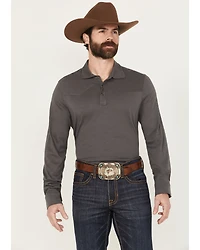 Cody James Black 1978™ Men's Drifter Solid Long Sleeve Polo