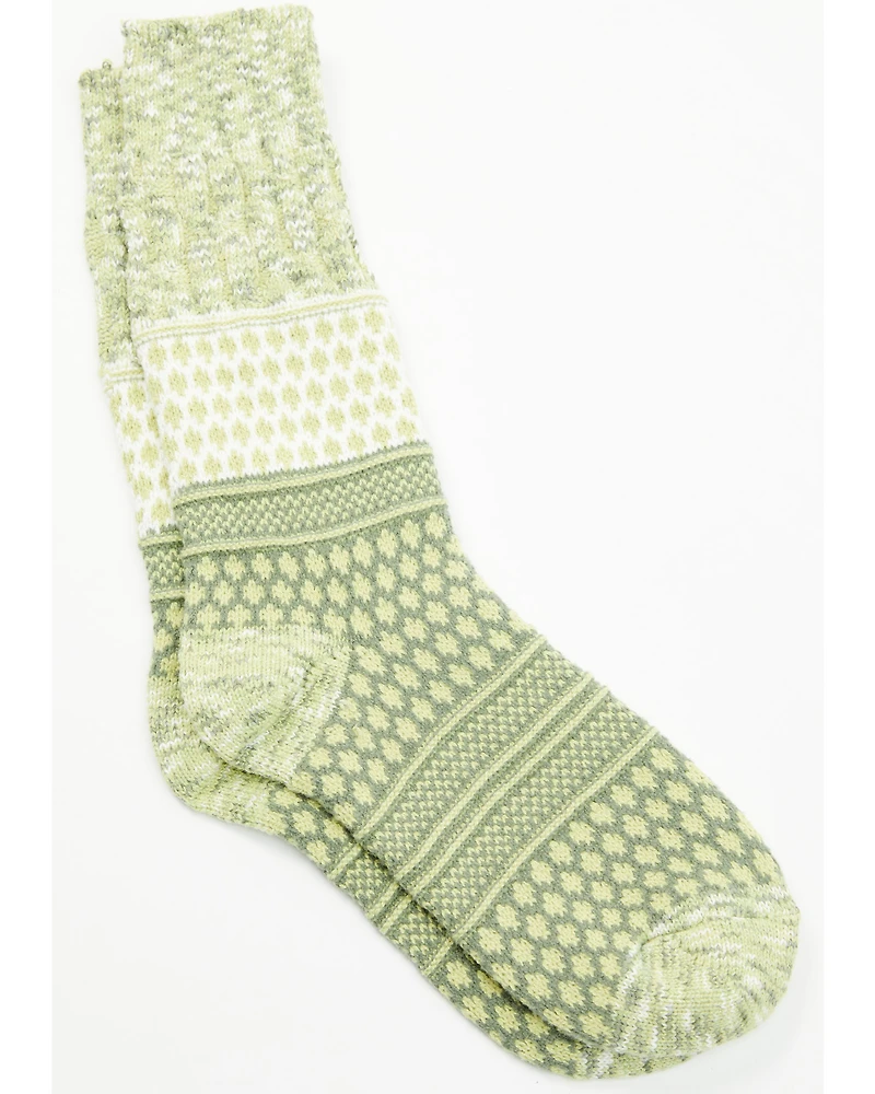 World's Softest Women's Weekend Gallery Textured Crew Socks