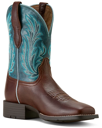 Ariat Women's Round Up Filly Performance Western Boots - Broad Square Toe
