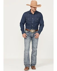 Rock & Roll Denim Men's Pistol Medium Wash Bootcut Jeans